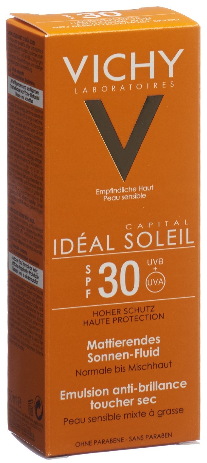 Vichy Ideal Soleil Mattierendes Sonnen-Fluid LSF30 (50ml)