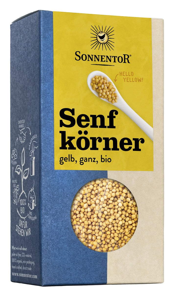 SONNENTOR Senfkörner gelb ganz BIO Beutel (120g)