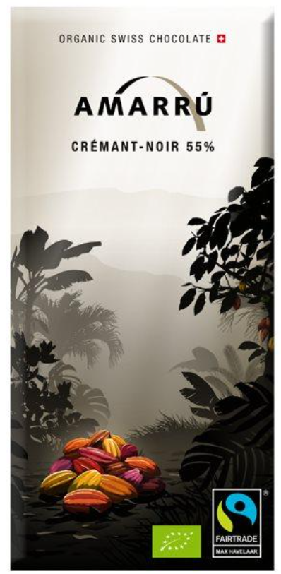 PRONATEC AMARRÚ Schokokalde Crémant-Noir 55% Bio Fairtrade (100g)