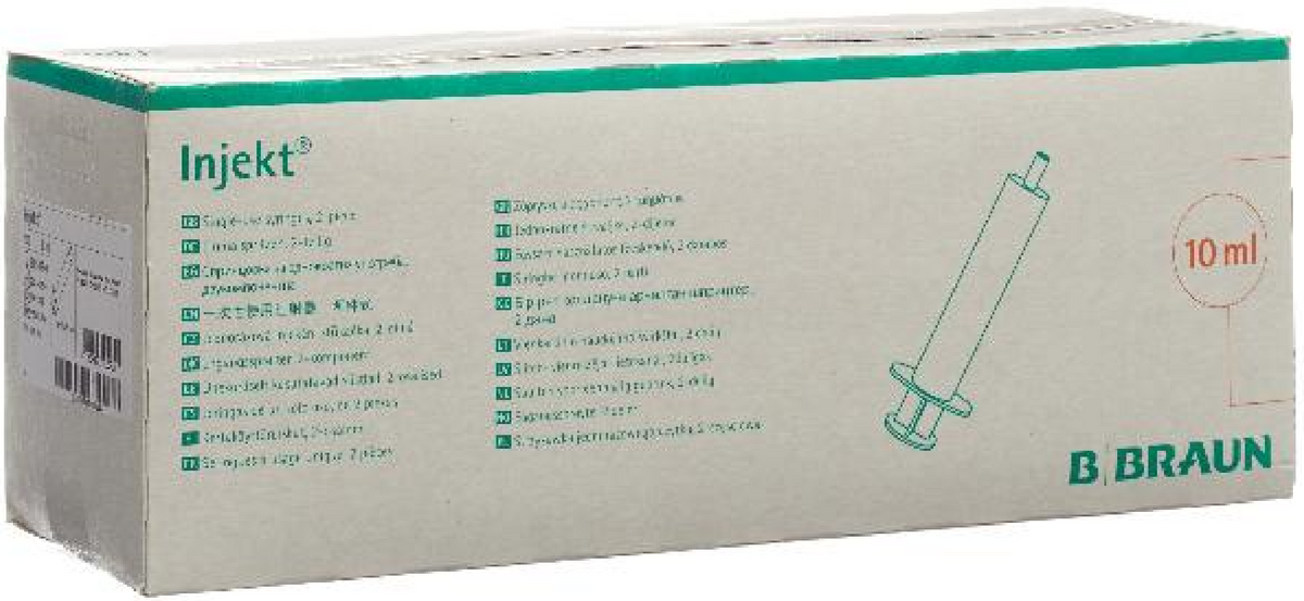 B. BRAUN Injekt Spritze 10ml Luer-Lock (100 Stk)