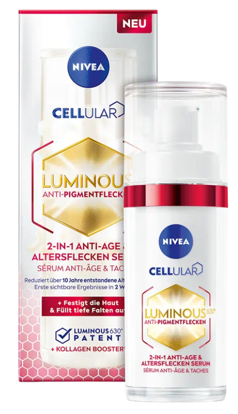 NIVEA Cellular Luminous630 2in1 Anti-Age Serum Dispenser (30ml)