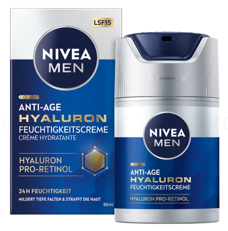 NIVEA Men Anti-Age Hyaluron Feuchtigkeitscreme (50ml)