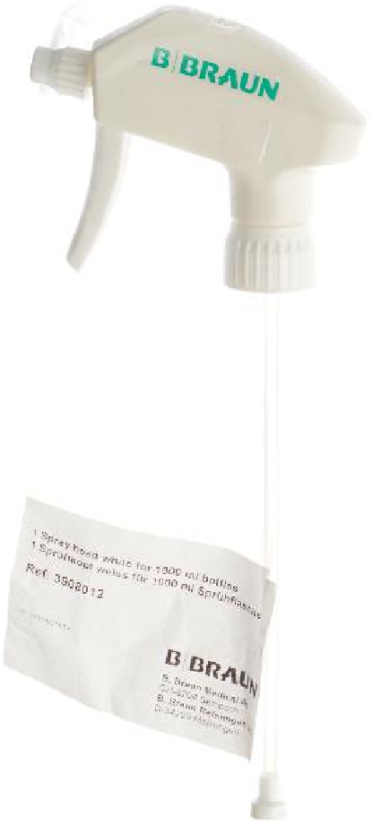 B. BRAUN Sprühpistole weiss zu Sprühflasche (1000ml)