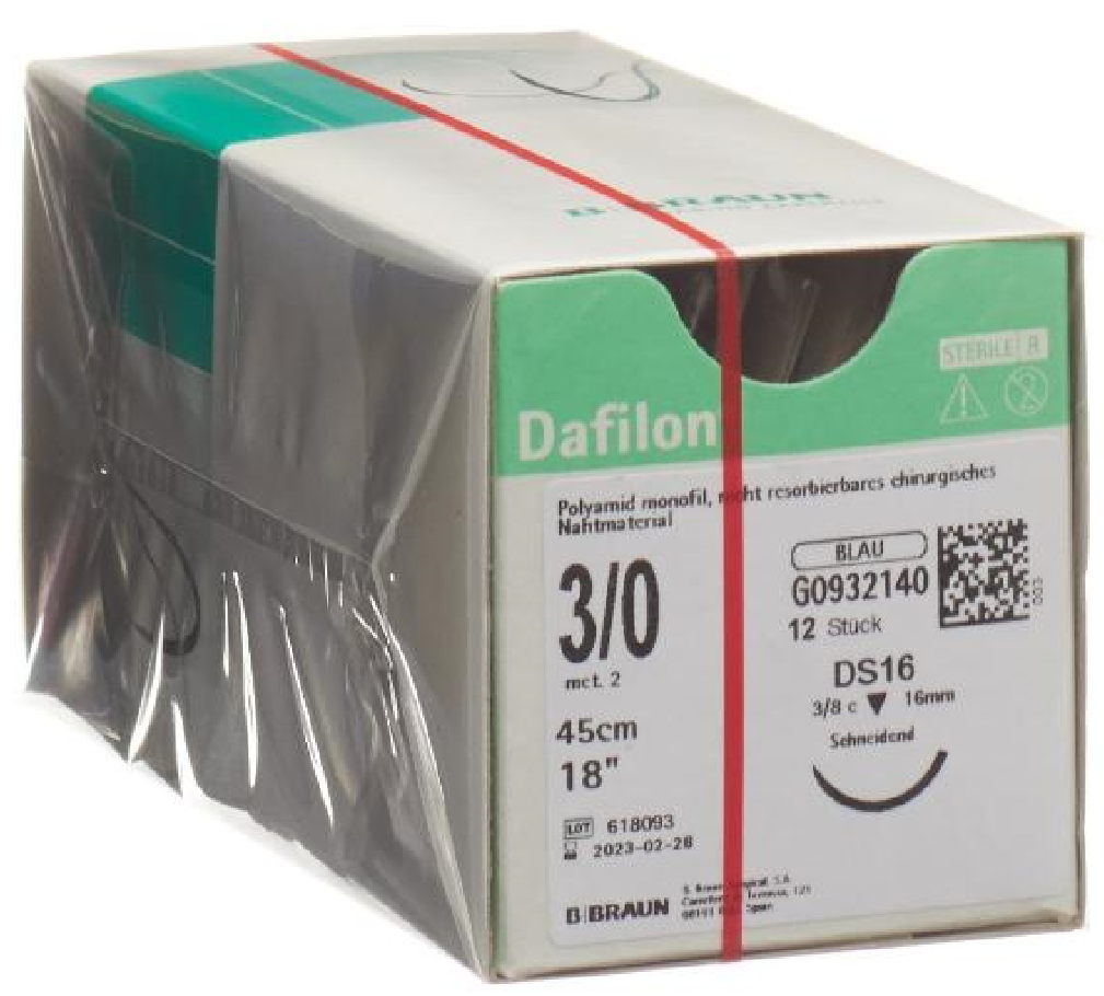 BRAUN DAFILON 45cm blau DS 24 3-0 (12 Stk)