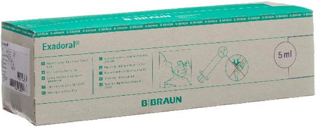 BRAUN EXADORAL Spritze 5ml (100 Stk)