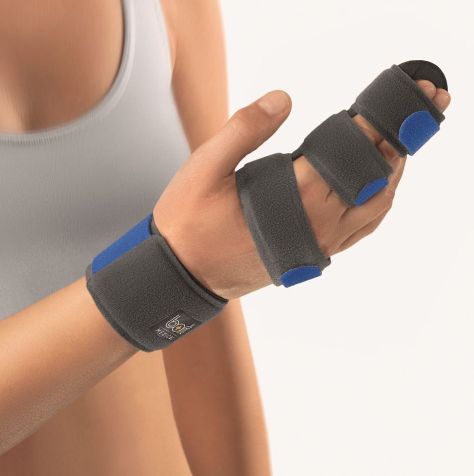 Bort DigiSoft Fingerorthese Gr3-22cm grau (1 Stk)