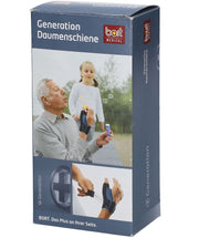 Bort Generation Daumenschiene M rechts blau (1 Stk)