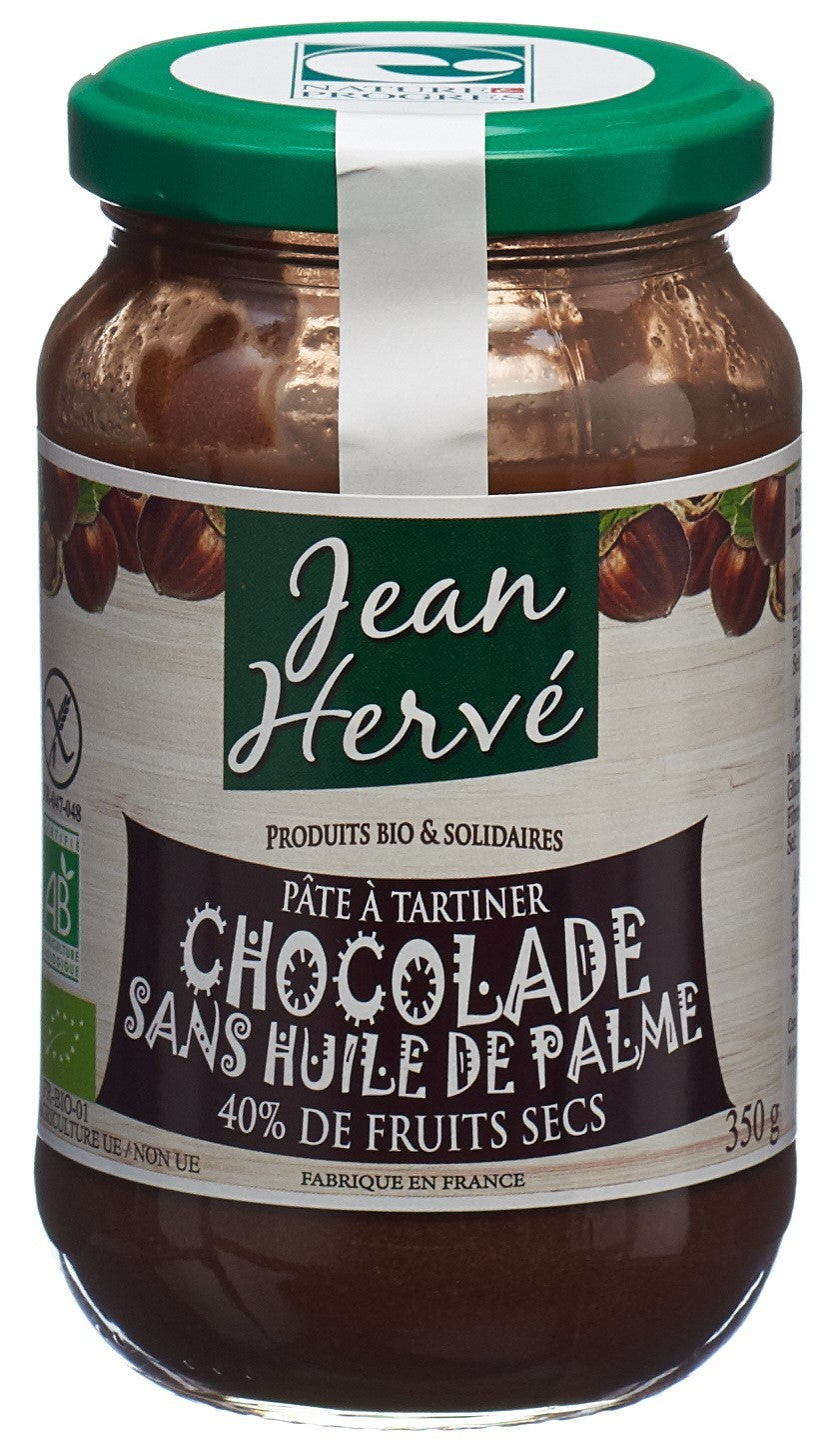 Jean Hervé Chocolade sans huile de palme (350g)