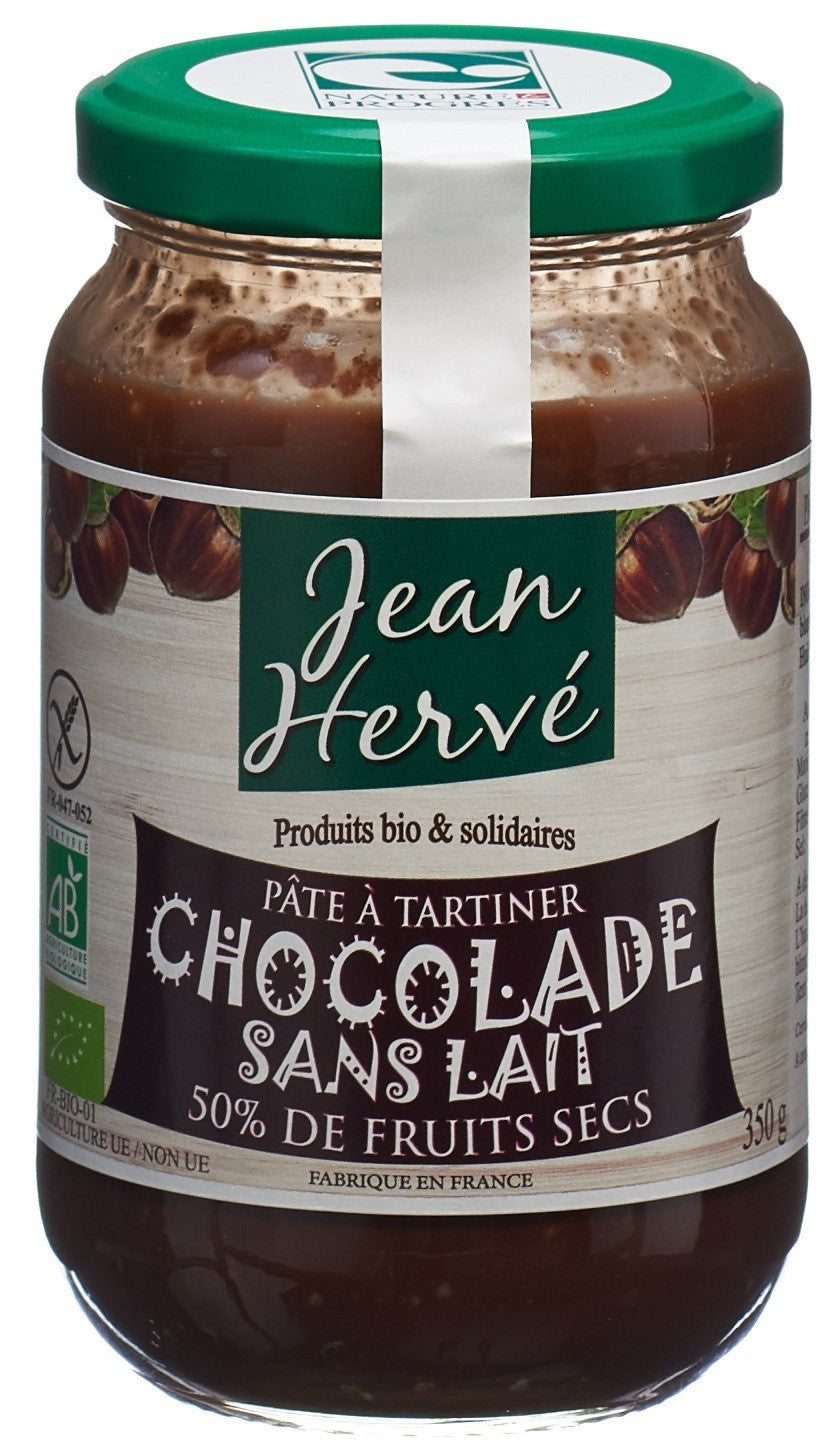 Jean Hervé Pâte Chocolat sans Lait (350g)