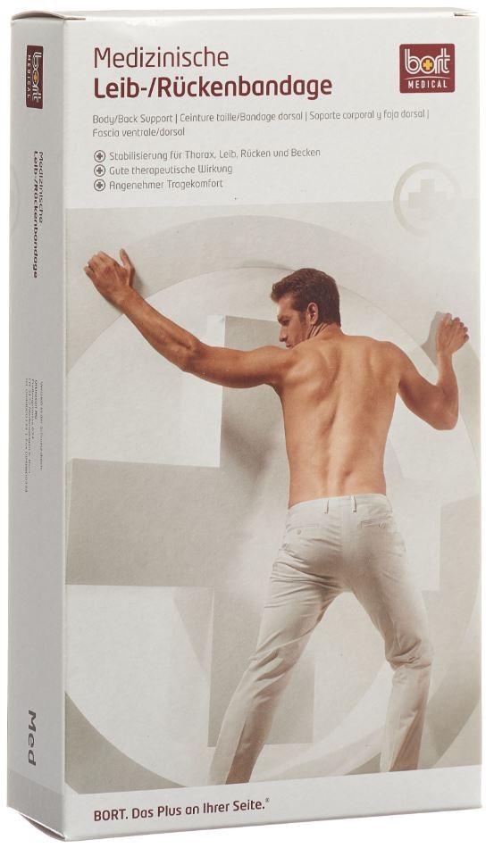 Bort Leistenbruchband M -104cm weiss (1 Stk)