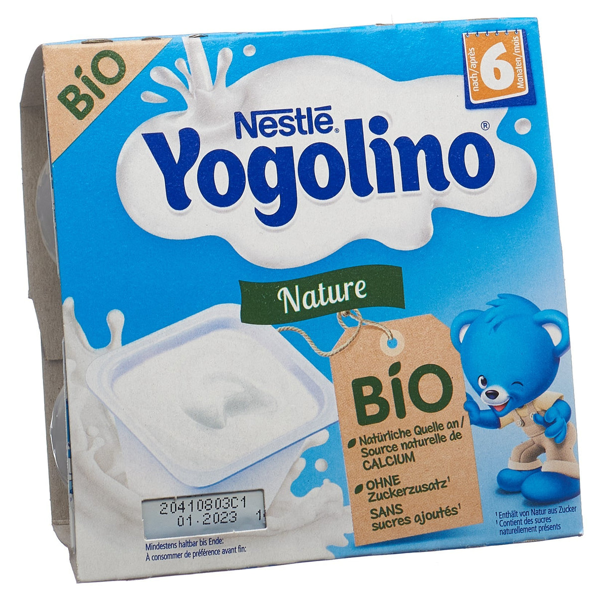 NESTLE Yogolino Bio Nature (4x90g)