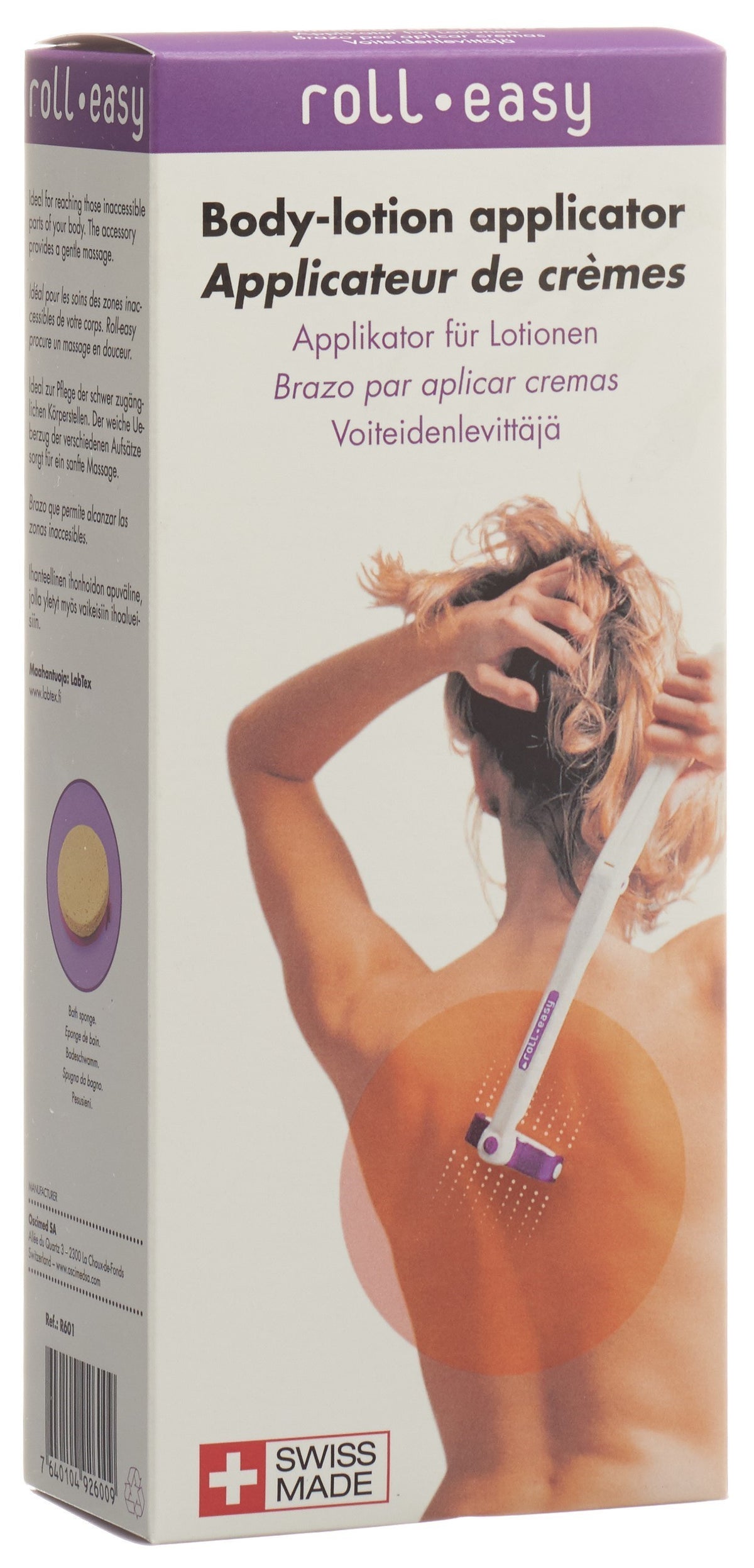 Roll Easy Applikator für Lotionen 4 Aufsätze (1 Stk)