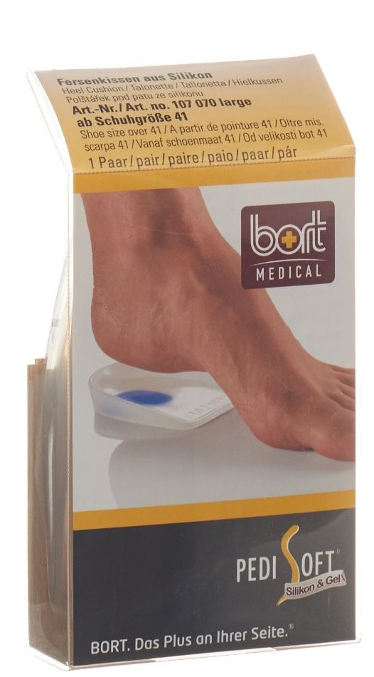Bort PediSoft Fersenkissen S -40 mit Softspot (2 Stk)