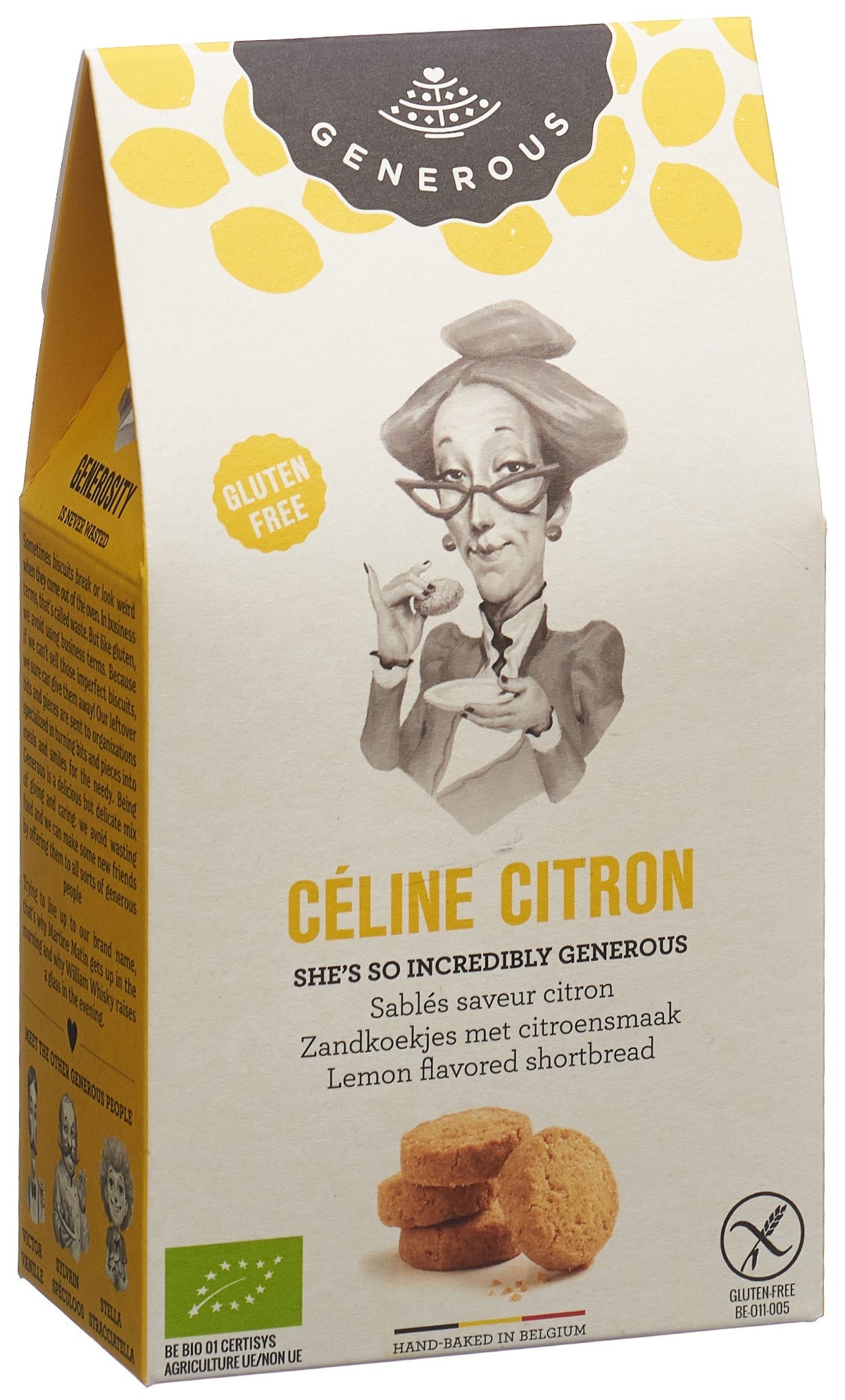 GENEROUS Céline Citron Sablés glutenfrei (100g)