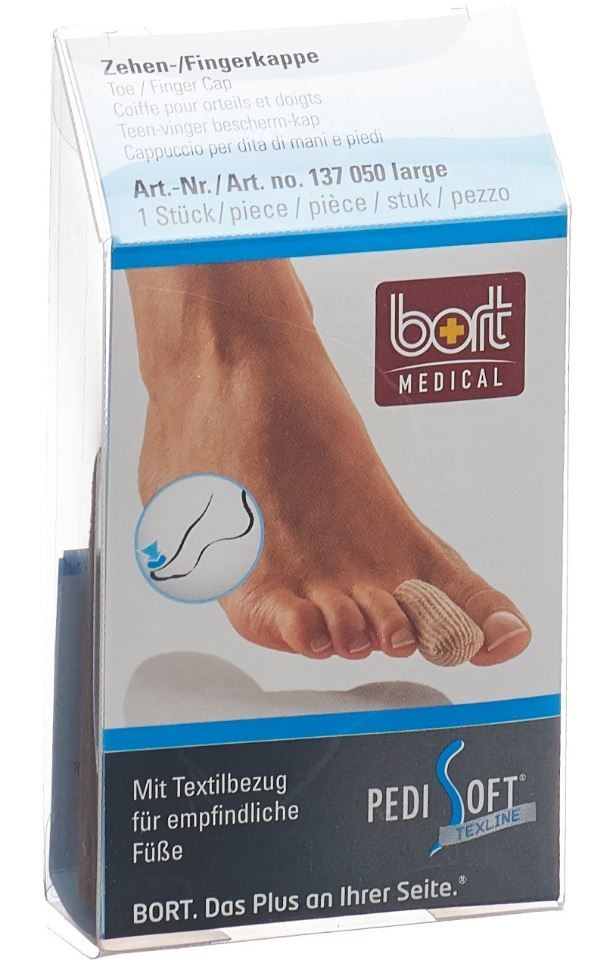 Bort PediSoft Texline Zehen/Fingerkappe M (1 Stk)