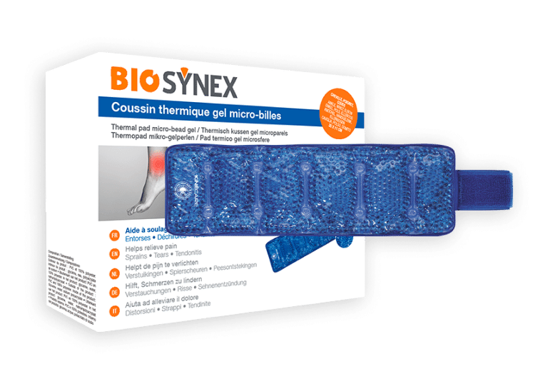 BIOSYNEX Kalt Warm Kompresse 11x35cm Knöchel, Ellbogen, Handgelenk (1 Stk)