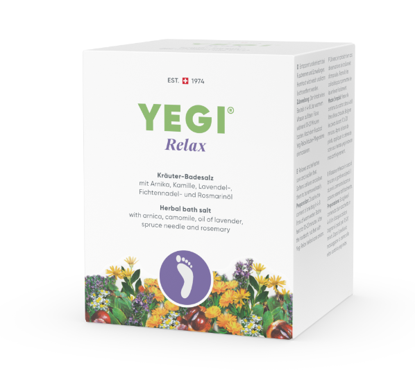 Yegi Relax Kräuter Fussbadesalz (8x50g)
