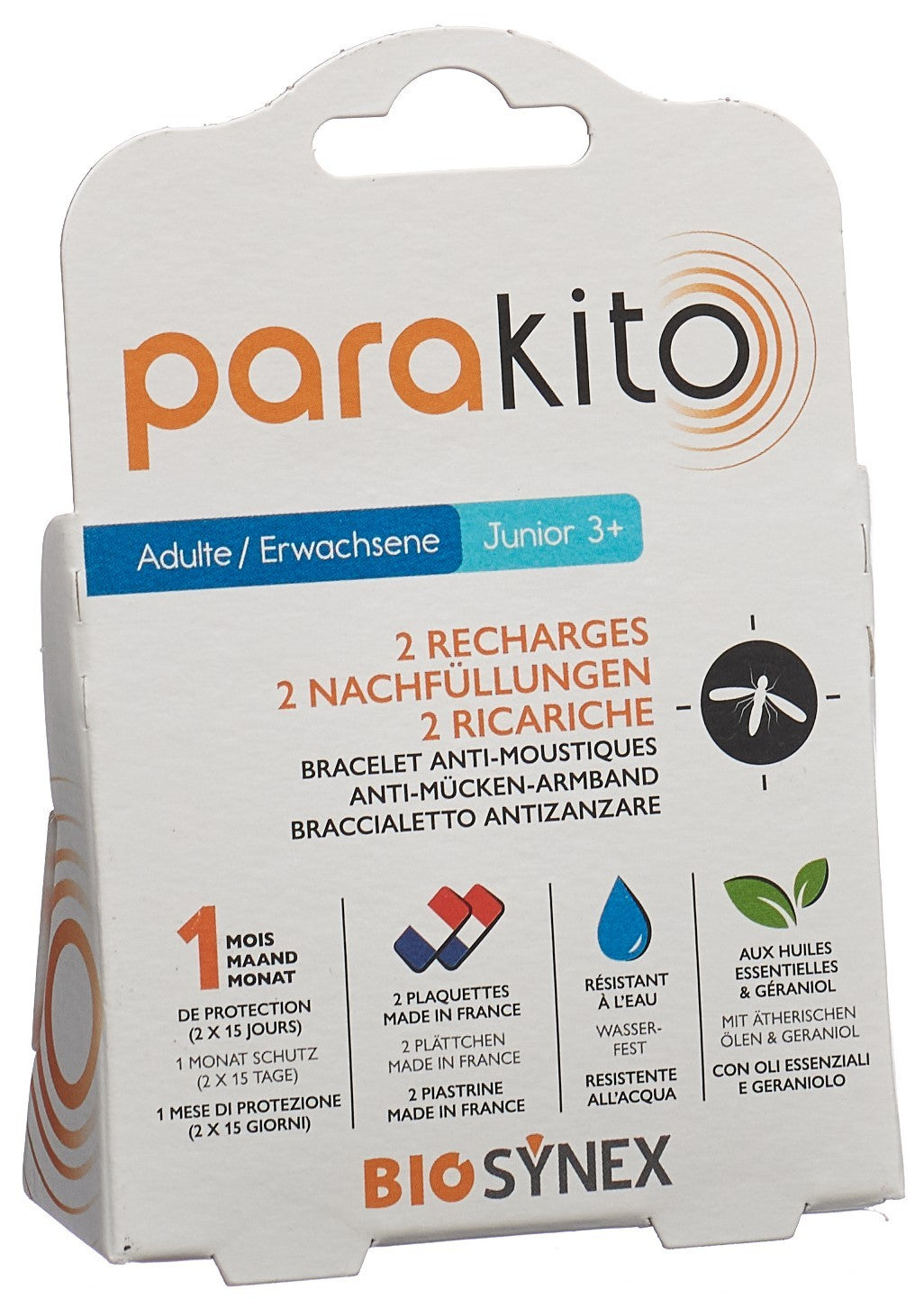 parakito Mückenarmband Nachfüllungen (1 Stk)