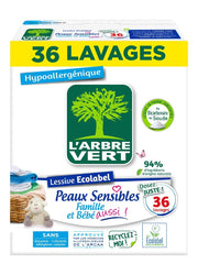L'ARBRE VERT Öko Waschpulver empfindliche Haut (1.8kg)