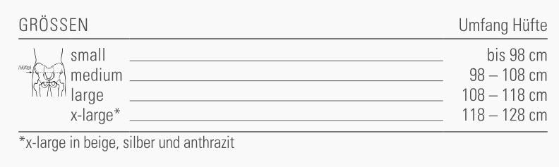 Bort CLIMACare Leibwärmer M silber (1 Stk)