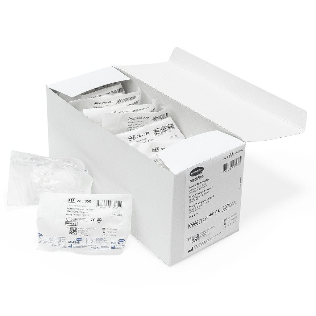 MediSet Rundtupfer 4cm steril (30x2 Stk)