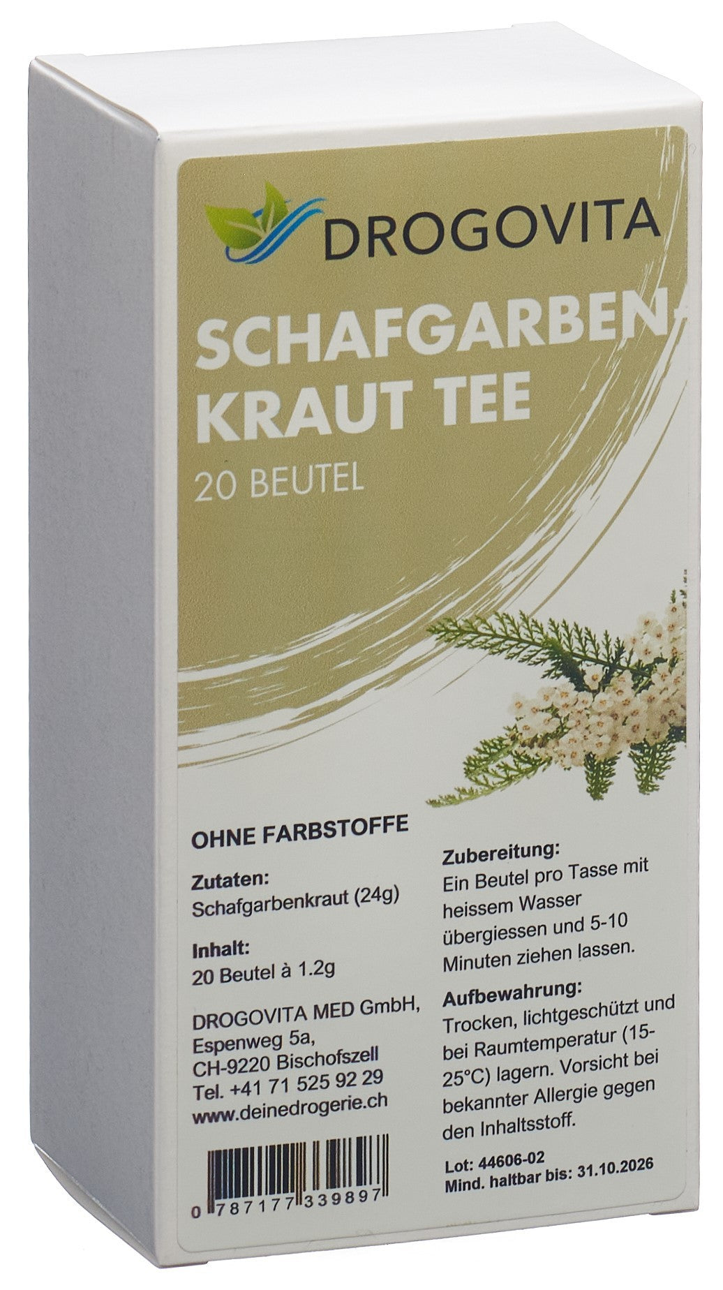 Drogovita Schafgarben Tee (20 Beutel)