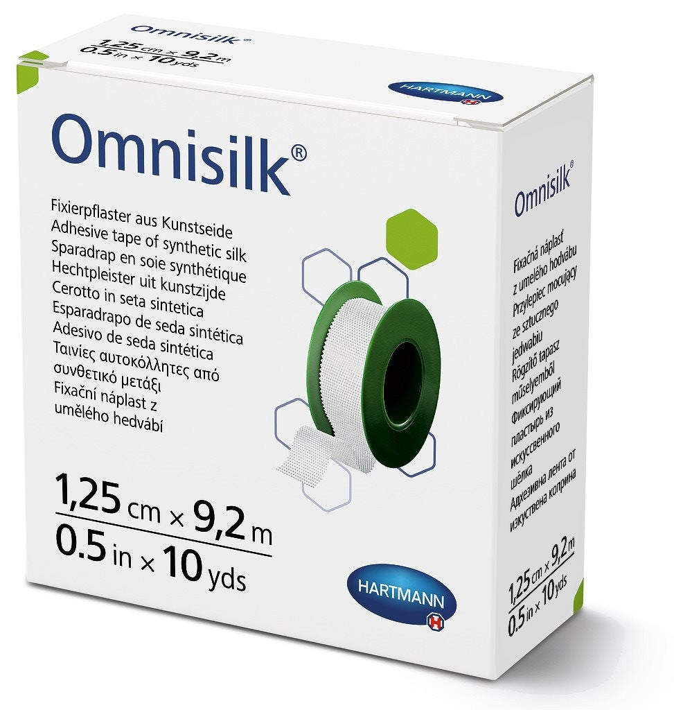 Omnisilk Fixierplaster aus Kunstseide (1.25cmx9.2m)