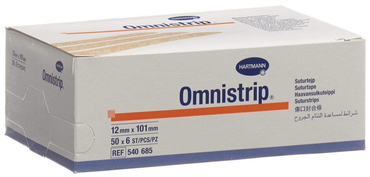 Omnistrip Wundnahtstreifen 12x101mm (300 Stk)
