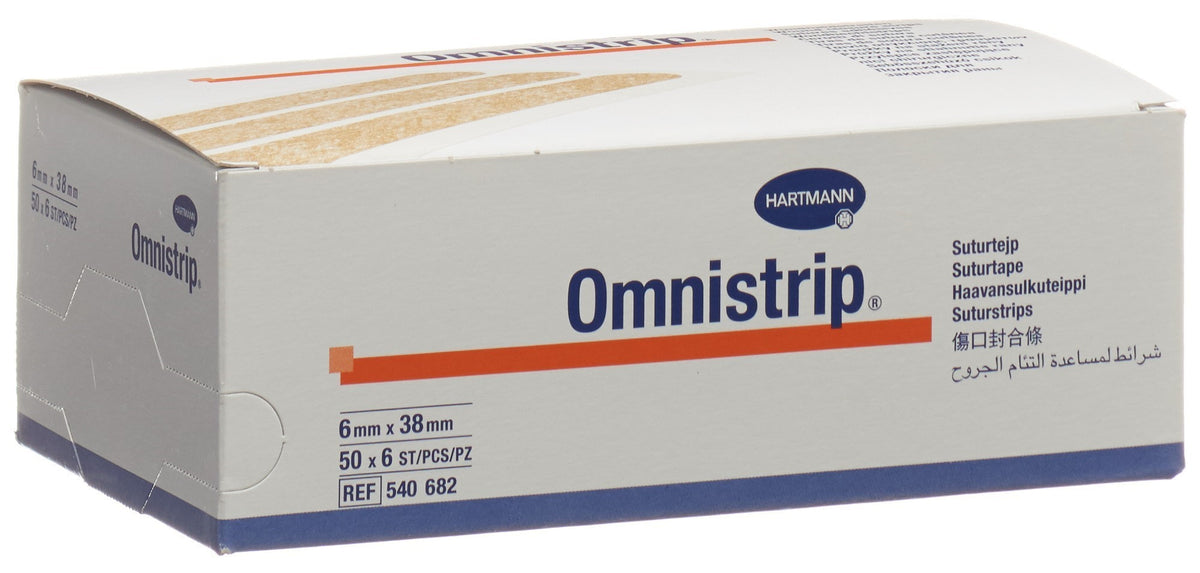 Omnistrip Wundnahtstreifen 6x38mm (300 Stk)