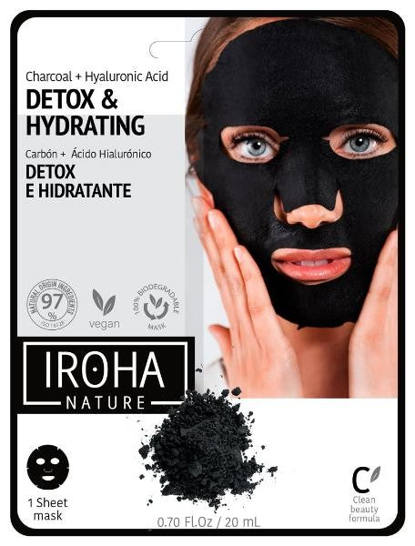 IROHA Detox Tissue Face Mask (1 Stk)
