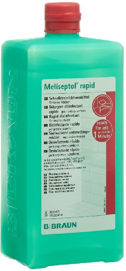 BRAUN MELISEPTOL rapid Ovalflasche (1000ml)