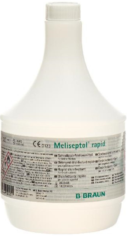 BRAUN MELISEPTOL rapid Sprühflasche ohne Aufsatz (1000ml)
