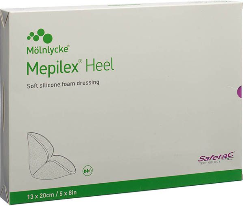 Mepilex Heel Schaumverband 13x20cm (5 Stk)