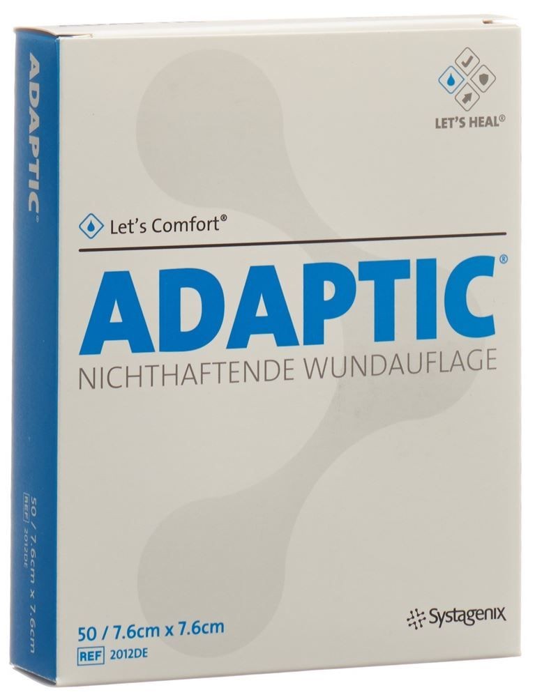 ADAPTIC Wundverband 7.6x7.6cm steril (10 Stk)