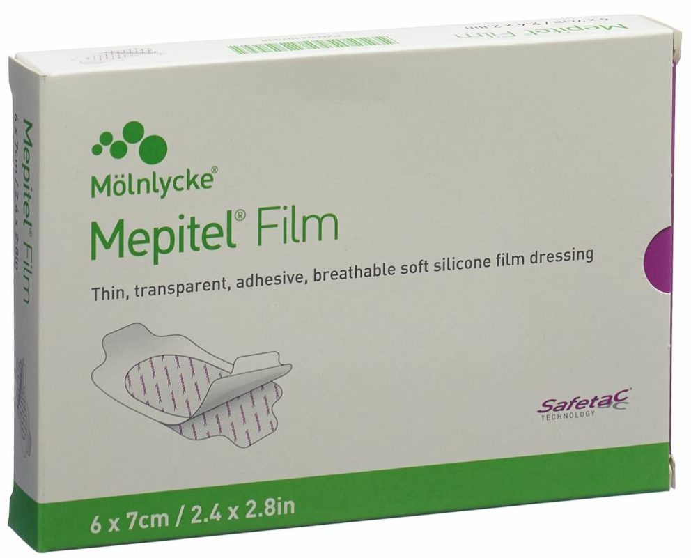 Mepitel Film Safetac 6x7cm (10 Stk)