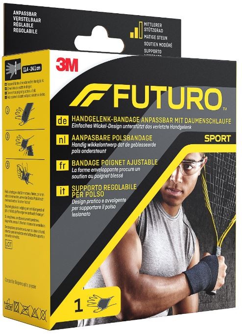 3M FUTURO SPORT Handgelenkbandage anpassbar mit Daumenschlaufe (1 Stk)