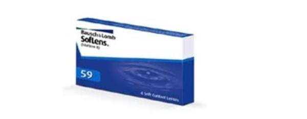 Soflens 59 Lentilles mensuelles (-4.00dpt) (6 pces)