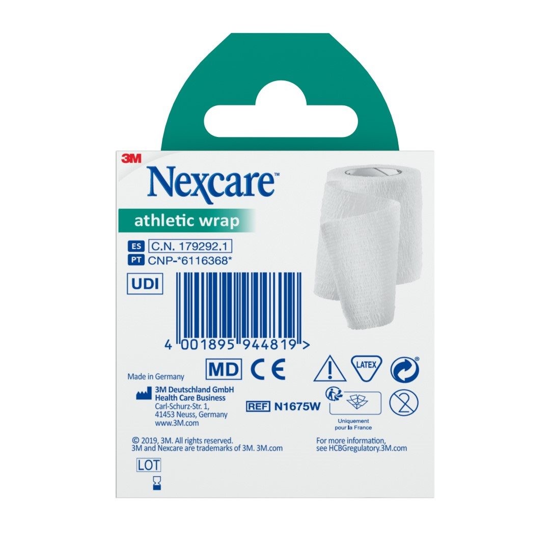 3M NEXCARE Athletic Wrap 7cmx3m weiss (1 Stk)