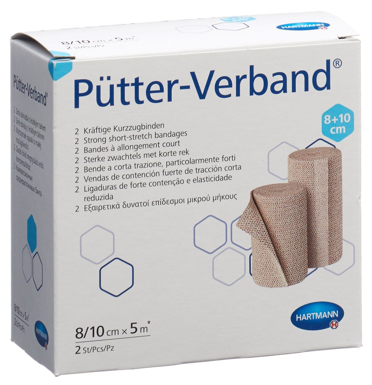 Pütter Verband 8/10cmx5m (2 Stk)