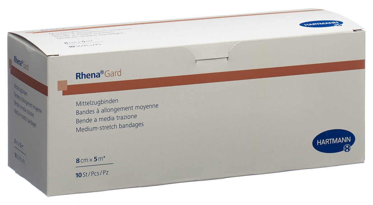 Rhena Gard Elastische Binde 5mx8cm (10 Stk)