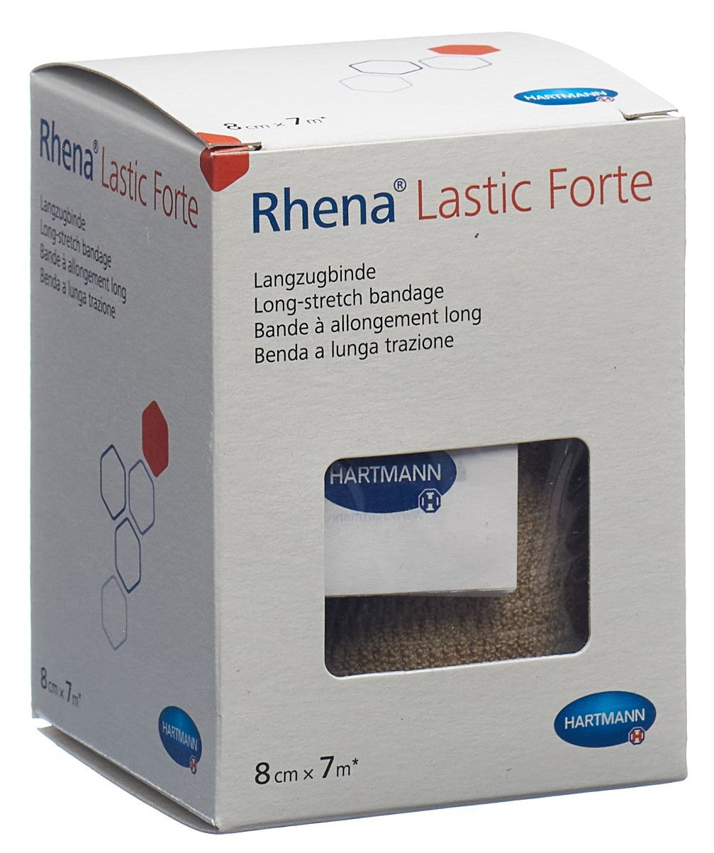 Rhena Lastic Forte 8cmx7m hautfarbig (1 Stk)