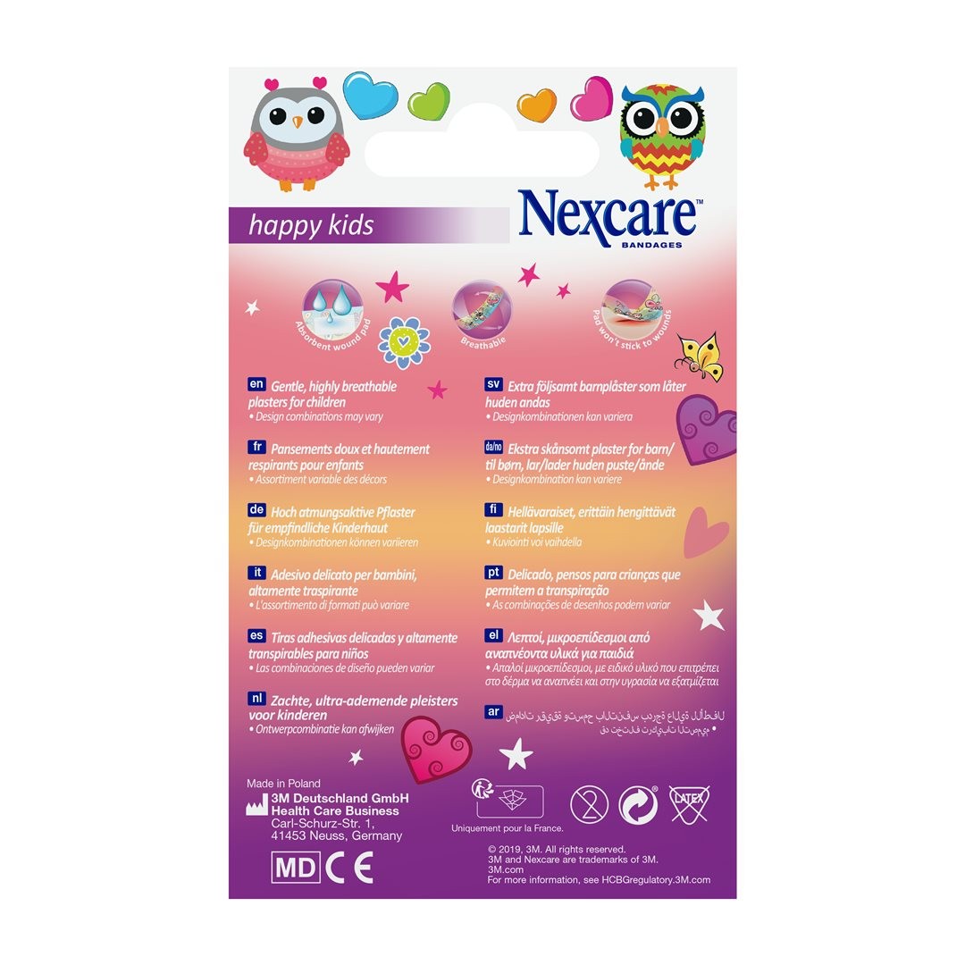 3M Nexcare Kinderpflaster Happy Kids Magic assortiert (20 Stk)