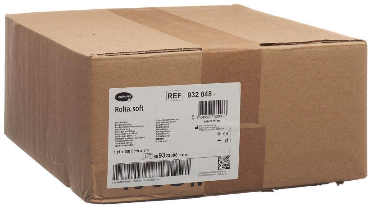 Rolta soft Wattebinde 6cmx3m synthetisch (50 Stk)