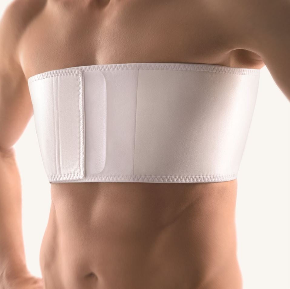 Bort Rippengürtel Herren 16cm-112cm L weiss (1 Stk)