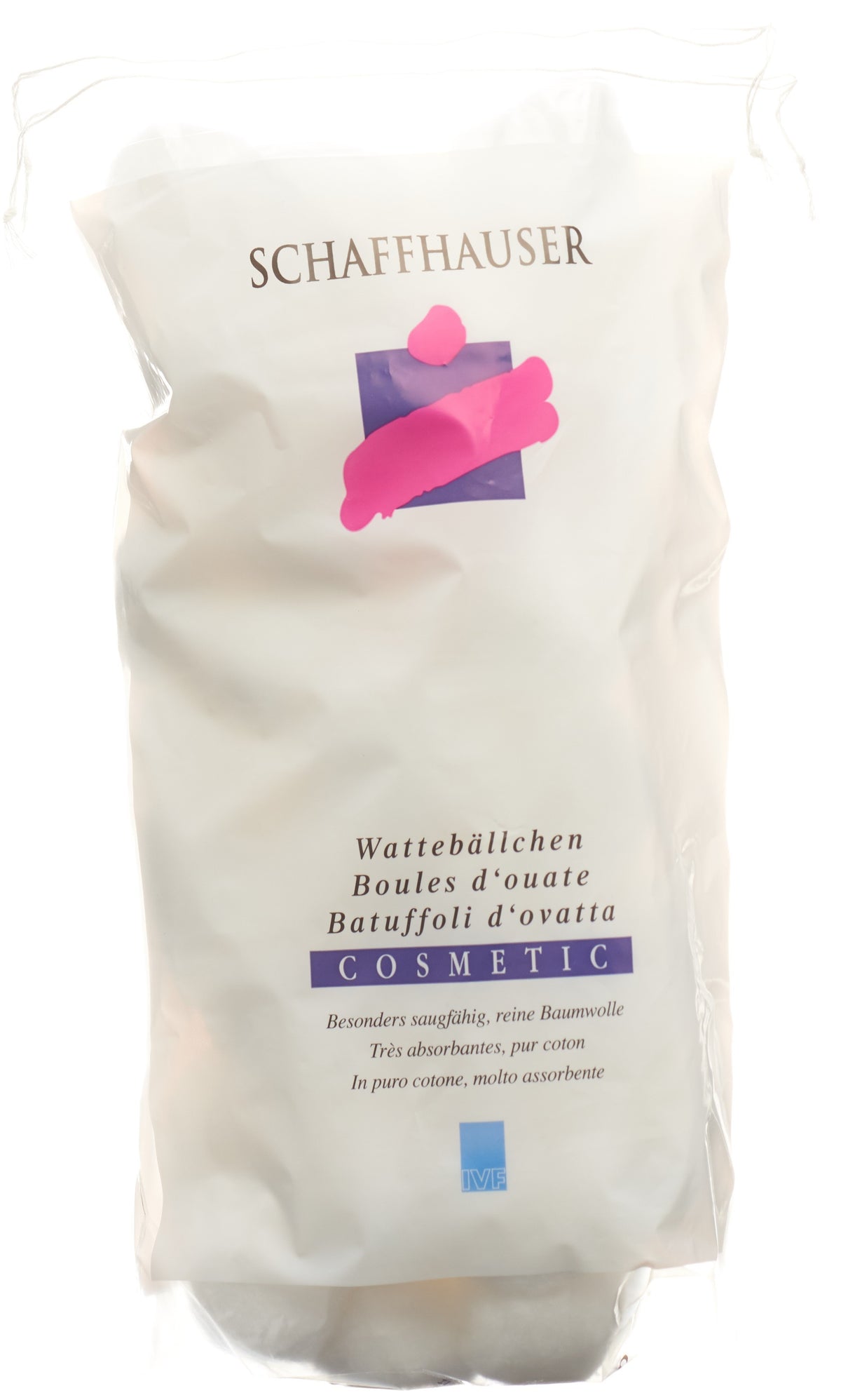 SCHAFFHAUSER Wattebällchen Cosmet weiss 60g (1 Stk)