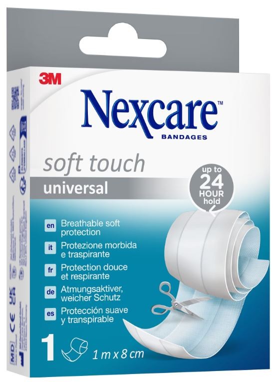 3M Nexcare Soft Touch universal Band 1m x 8cm (1 Stk)