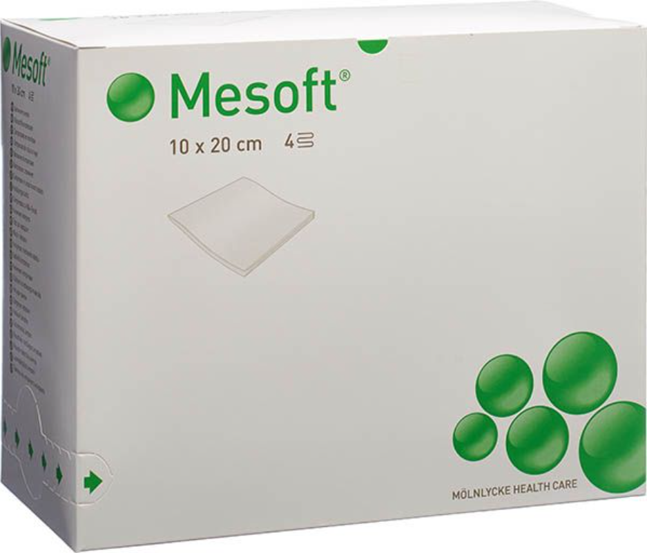 Mesoft Kompressen 10x20cm (60x2 Stk)