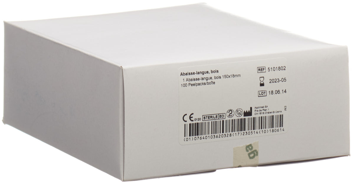 Applimed Holzspatel 18x50mm sterli (100 Stk)