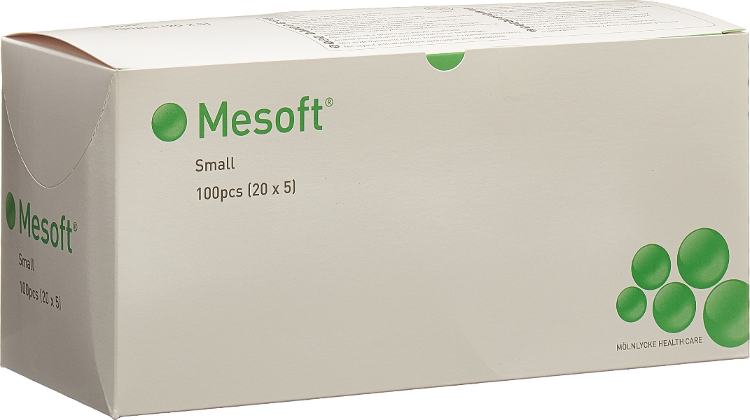 Mesoft Rundtupfer 25mm steril (20x5 Stk)