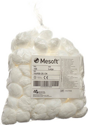 Mesoft Rundtupfer 45mm unsteril (100 Stk)